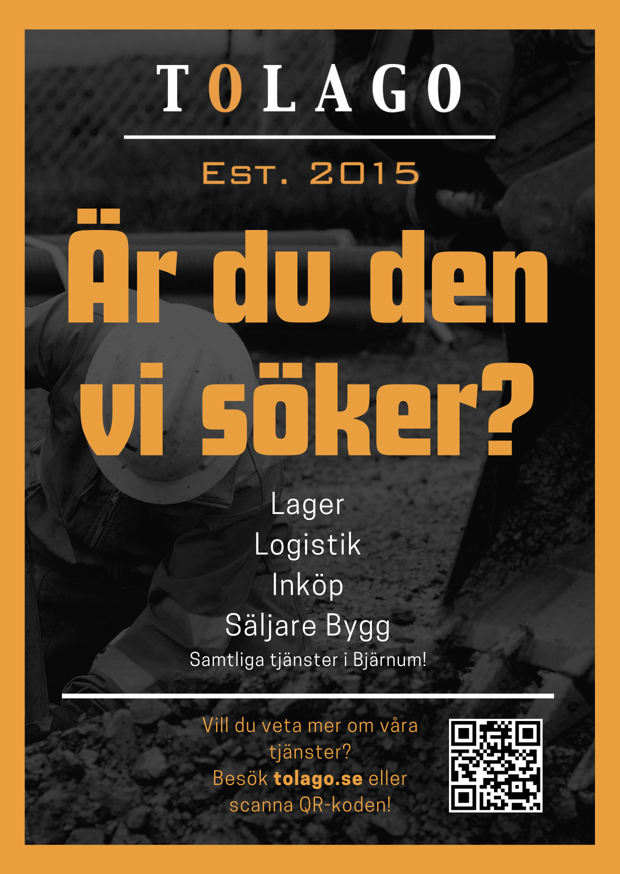 Är du den vi söker?