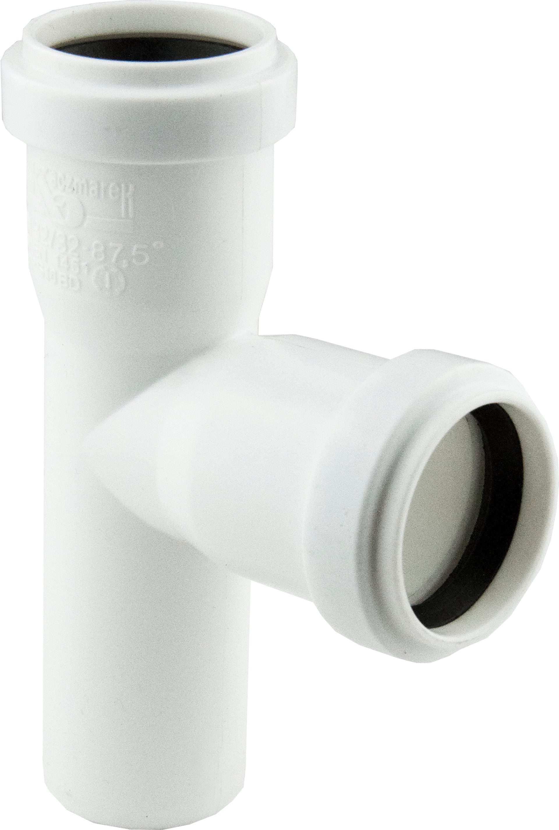 Tee for Indoor drainage Kaczmarek PP HT White 32/32 mm