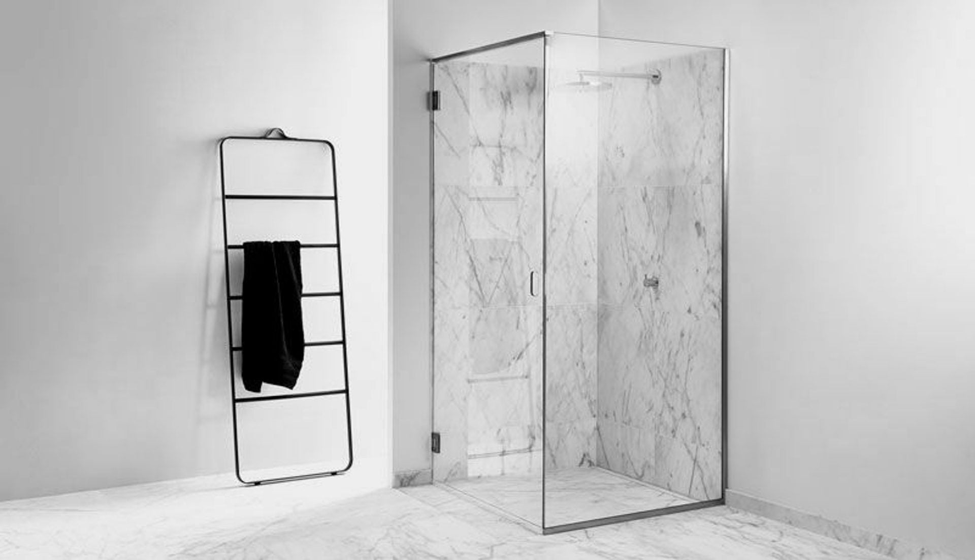 Glass door for shower wall Unidrain GlassLine Transparent