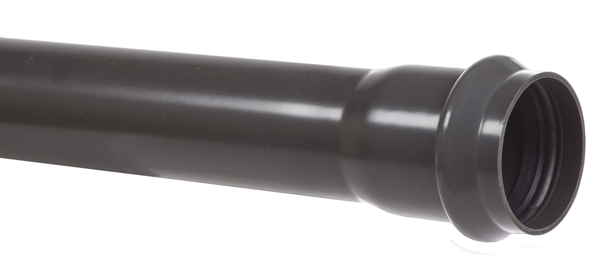 Tryckrör Kaczmarek PVC-U med tätning och muff PN12,5 6000 mm