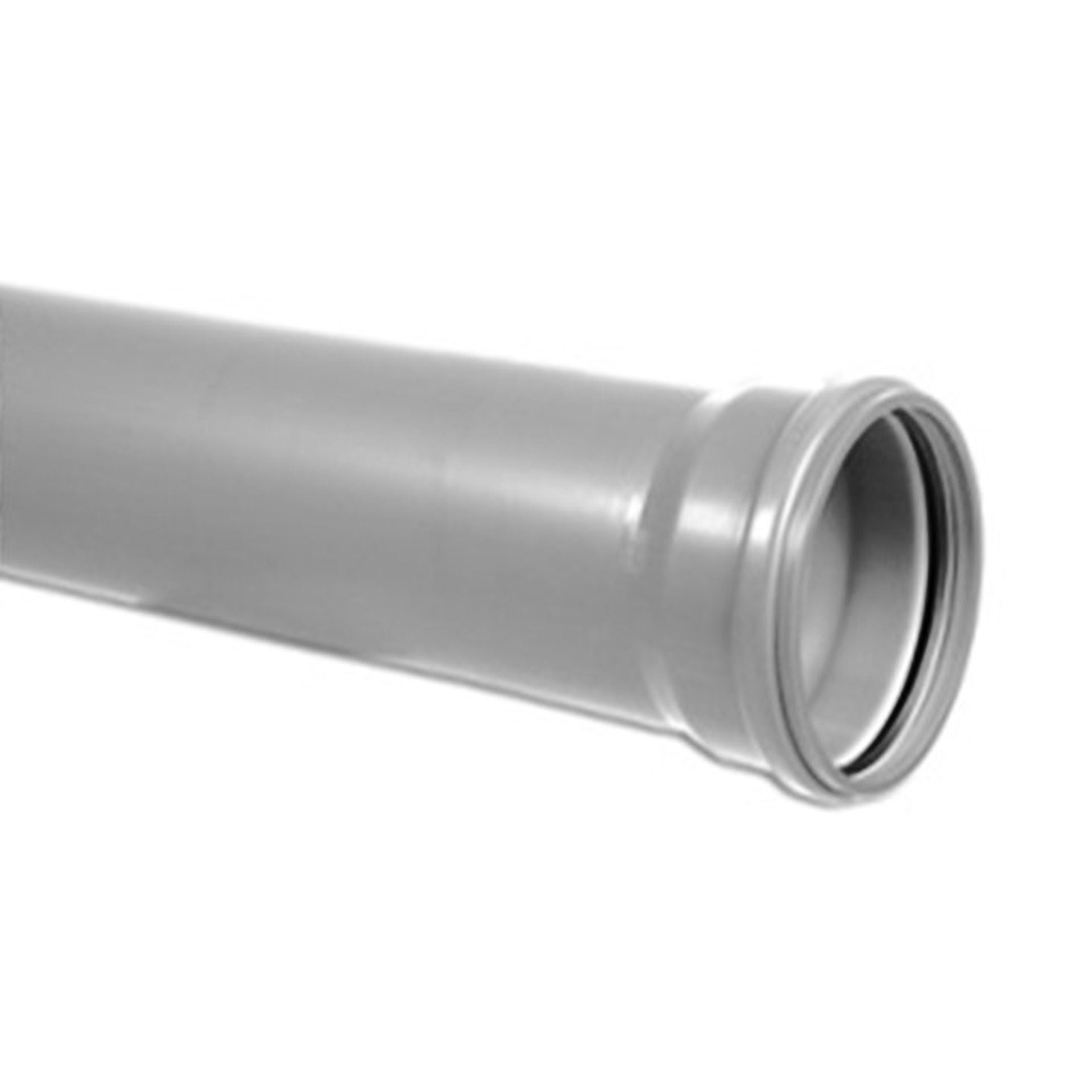 Pipe for Soil/waste systems Kaczmarek PP HT S14 Black with socket and TPE-seal 75 x 2,6 x 3000 mm