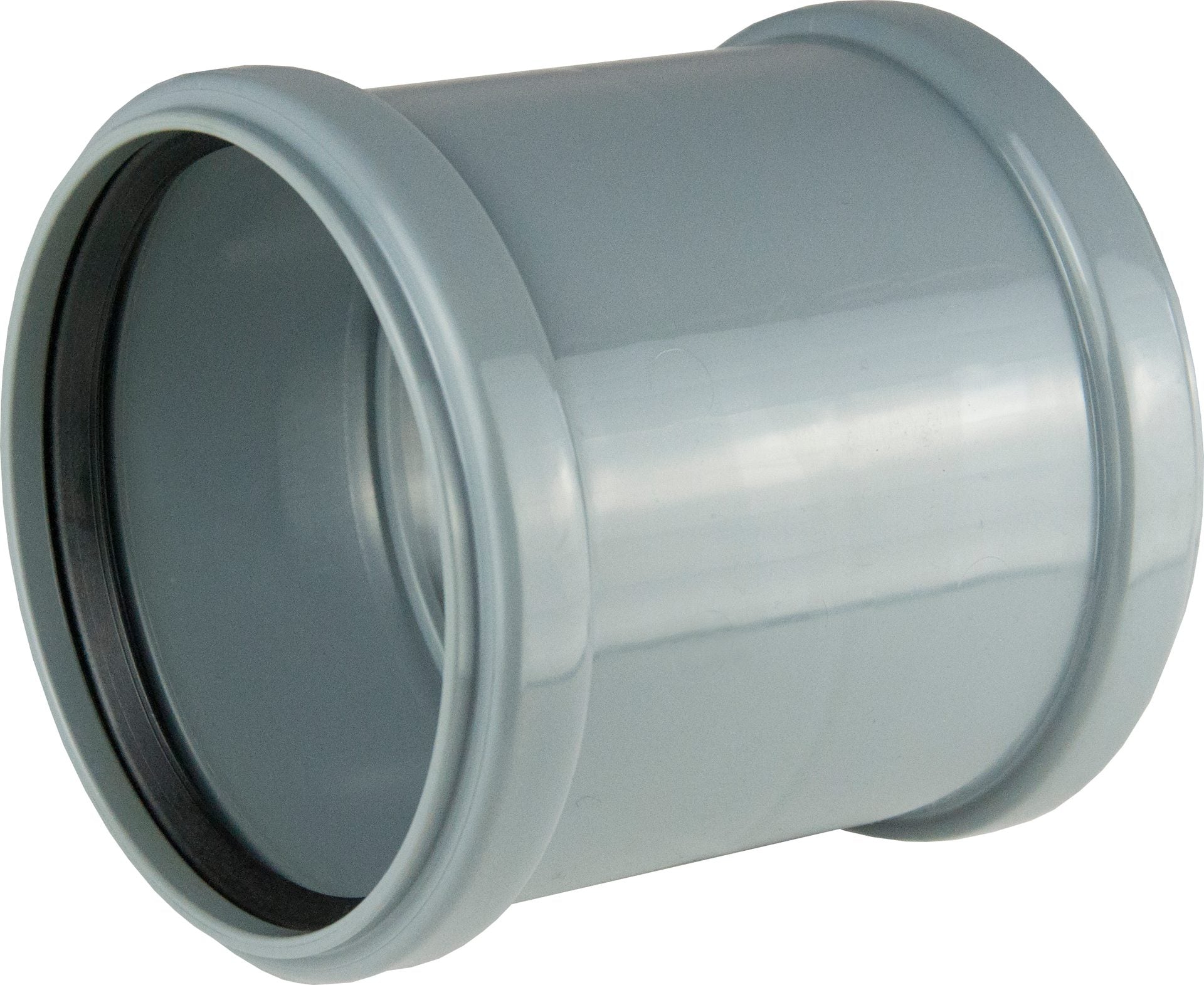 Coupling for indoor drain Kaczmarek Fonica PP HT Gray with center stop