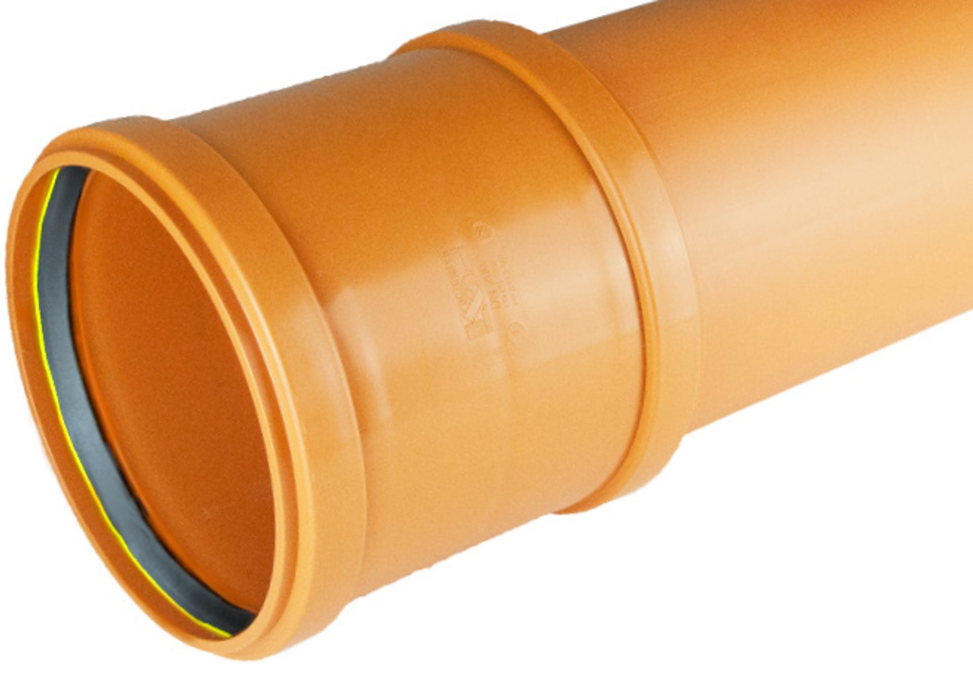 Ground drain pipe Kaczmarek KG PP with double sleeve and seal SN10 S12.5