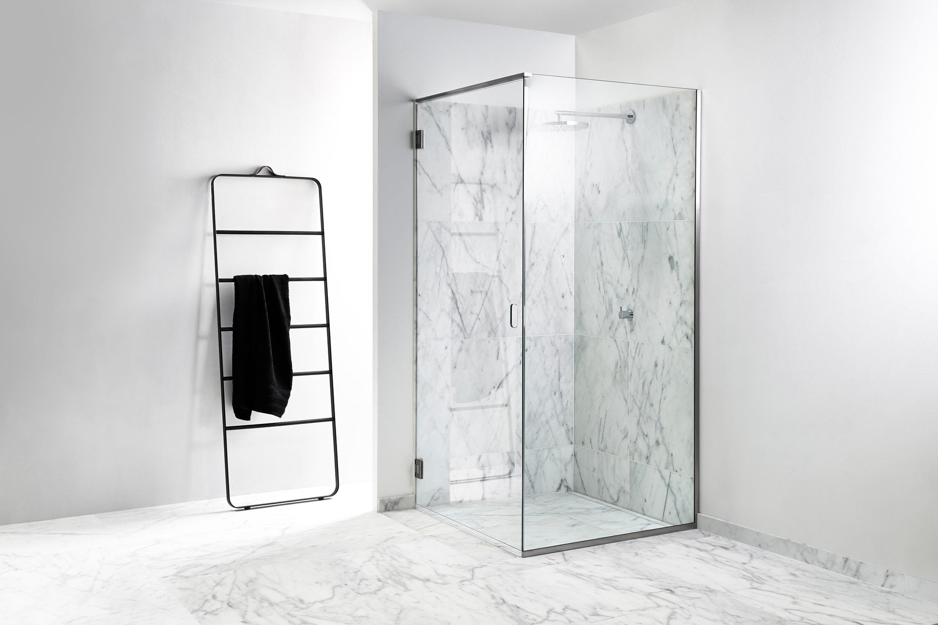 Shower screen Unidrain GlassLine Transparent