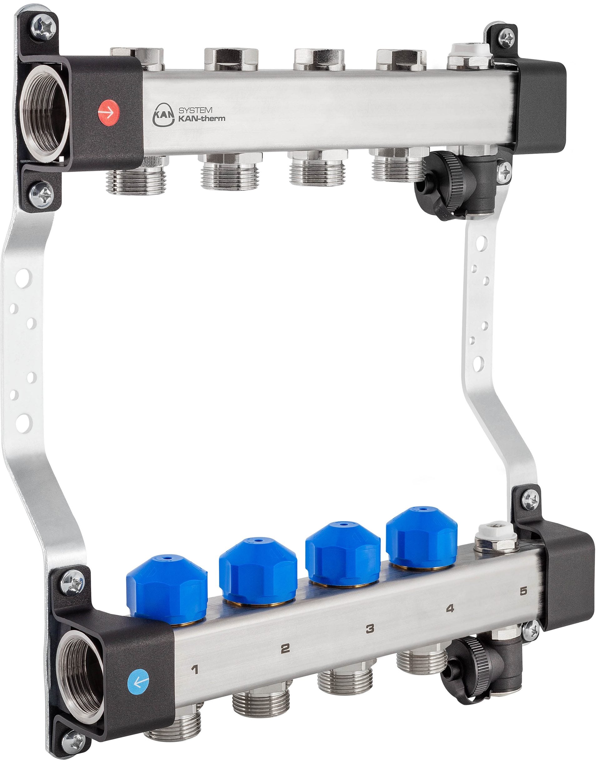 Manifold with Servomotor Valves and Control Valves KAN-therm InoxFlow UVST Series