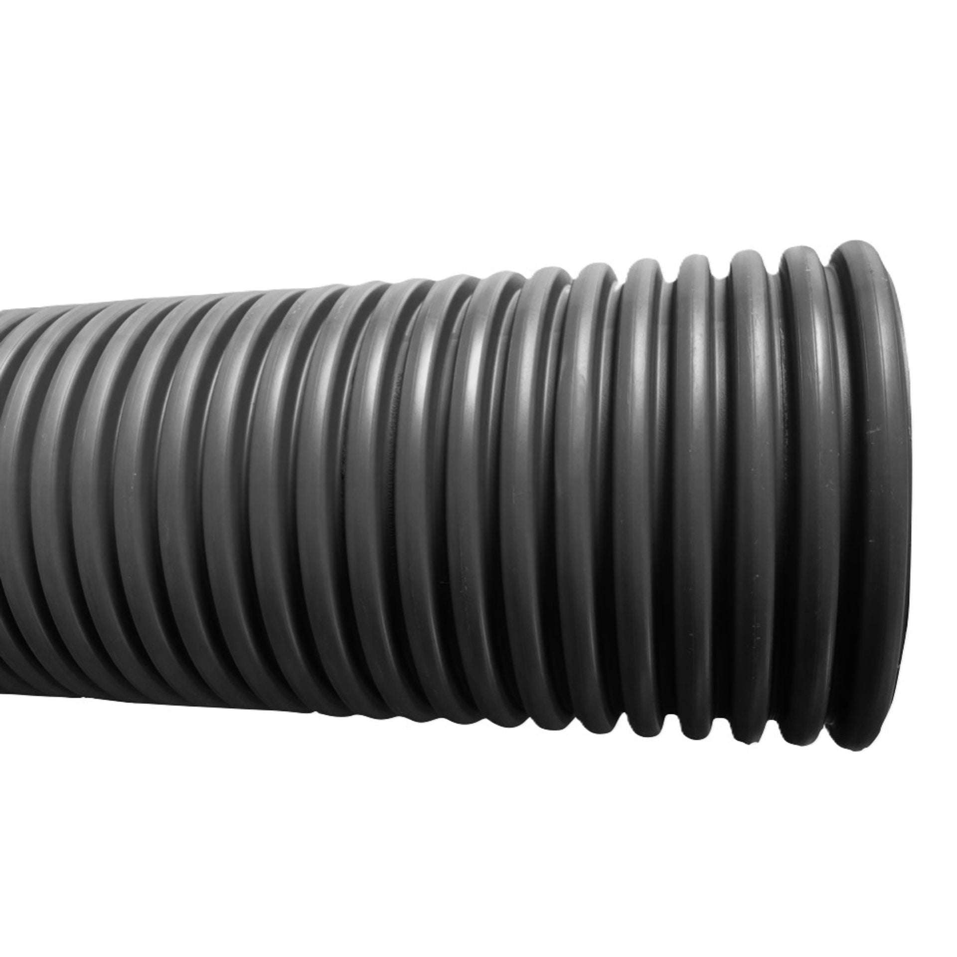 Riser pipe Kaczmarek Single-wall PP corrugated without socket black OD355 / ID315